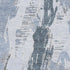 9' X 12' Sky Blue Gray And Ivory Abstract Washable Area Rug With UV Protection