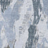 9' X 12' Sky Blue Gray And Ivory Abstract Washable Area Rug With UV Protection