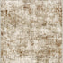 8' Brown And Ivory Abstract Washable Runner Rug
