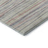 5' X 8' Beige Pink And Purple Striped Washable Area Rug With UV Protection