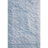 5' X 8' Denim Blue And Ivory Abstract Washable Area Rug With UV Protection