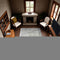 9' X 12' Taupe And Ivory Abstract Washable Area Rug With UV Protection