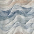 5' X 8' Blue Beige And Ivory Abstract Washable Area Rug With UV Protection