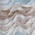 5' X 8' Coffee Blue And Ivory Abstract Washable Area Rug With UV Protection