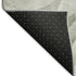 8' Silver Gold And Ivory Abstract Washable Area Rug With UV Protection