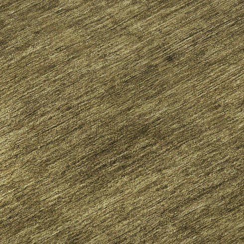 5' X 8' Coffee Ivory And Gray Striped Washable Area Rug With UV Protection