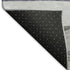 5' X 8' Denim Blue Ivory And Gray Striped Washable Area Rug With UV Protection