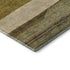 5' X 8' Gold Ivory And Gray Striped Washable Area Rug With UV Protection