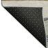 5' X 8' Coffee Ivory And Taupe Striped Washable Area Rug With UV Protection