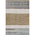 8' X 10' Coffee Ivory And Taupe Striped Washable Area Rug With UV Protection