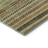 5' X 8' Beige Taupe And Brown Striped Washable Area Rug With UV Protection