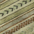 5' X 8' Beige Taupe And Brown Striped Washable Area Rug With UV Protection