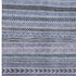 5' X 8' Blue And Gray Striped Washable Area Rug With UV Protection