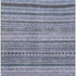 5' X 8' Blue And Gray Striped Washable Area Rug With UV Protection