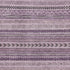 8' X 10' Plum And Gray Striped Washable Area Rug With UV Protection