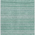 8' X 10' Turquoise And Teal Striped Washable Area Rug With UV Protection