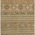 5' X 8' Beige Gold And Gray Medallion Washable Area Rug With UV Protection