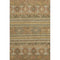 8' X 10' Beige Gold And Gray Medallion Washable Area Rug With UV Protection