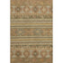 8' X 10' Beige Gold And Gray Medallion Washable Area Rug With UV Protection