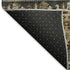 5' X 8' Chocolate Ivory And Gray Medallion Washable Area Rug With UV Protection