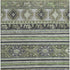 9' X 12' Fern Green Ivory And Gray Medallion Washable Area Rug With UV Protection