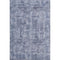 5' X 8' Blue And Ivory Abstract Washable Area Rug With UV Protection