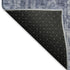 5' X 8' Blue And Ivory Abstract Washable Area Rug With UV Protection
