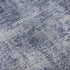 5' X 8' Blue And Ivory Abstract Washable Area Rug With UV Protection