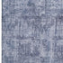 5' X 8' Blue And Ivory Abstract Washable Area Rug With UV Protection