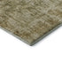 8' Taupe And Beige Abstract Washable Round Rug With UV Protection