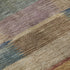 5' X 8' Beige Blue And Gold Striped Washable Area Rug With UV Protection