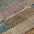 8' X 10' Beige Blue And Gold Striped Washable Area Rug With UV Protection