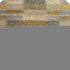 8' Brown Beige And Gray Striped Washable Round Rug With UV Protection
