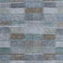 5' X 8' Blue Teal And Brown Striped Washable Area Rug With UV Protection