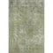 8' X 10' Artichoke Green Gray And Silver Abstract Washable Area Rug With UV Protection