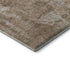 5' X 8' Beige Gray And Khaki Abstract Washable Area Rug With UV Protection
