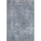 5' X 8' Blue And Gray Abstract Washable Area Rug With UV Protection