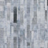 8' X 10' Blue Ivory And Gray Striped Washable Area Rug With UV Protection
