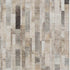 8' X 10' Taupe Ivory And Gray Striped Washable Area Rug With UV Protection
