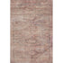 5' X 8' Salmon Copper And Beige Abstract Geometric Washable Area Rug With UV Protection