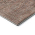 5' X 8' Salmon Copper And Beige Abstract Geometric Washable Area Rug With UV Protection