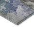5' X 8' Blue Gray And Ivory Abstract Washable Area Rug With UV Protection