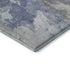 8' X 10' Denim Blue Ivory And Linen Abstract Washable Area Rug With UV Protection