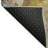 9' X 12' Gold Ivory And Gray Abstract Washable Area Rug With UV Protection