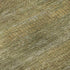 8' Sage Gold And Khaki Striped Washable Round Rug With UV Protection