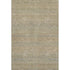 5' X 8' Beige Gray And Khaki Striped Washable Area Rug With UV Protection