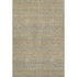 8' X 10' Beige Gray And Khaki Striped Washable Area Rug With UV Protection
