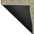 8' X 10' Beige Gray And Khaki Striped Washable Area Rug With UV Protection