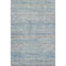 5' X 8' Blue Gray And Ivory Striped Washable Area Rug With UV Protection