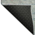 9' X 12' Blue Gray And Ivory Striped Washable Area Rug With UV Protection